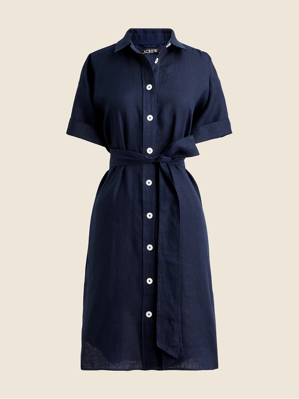 J.Crew Capitaine shirt-dress in linen